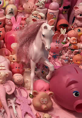 Pink Project Table 1994 2016 Portia Munson - Detail